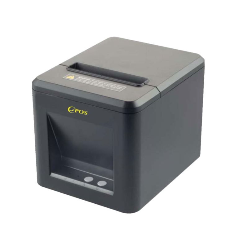 CPOS Printer Slim Thermal 80mm Black USB + LAN